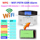 Wifi GSM PSTN Alarm System 433MHz Wireless Sensor Detector Automatic Dial Recording Home Security System Home Security Systems Smart Home Advances 