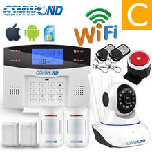 Load image into Gallery viewer, Wifi GSM PSTN Alarm System 433MHz Wireless Sensor Detector Automatic Dial Recording Home Security System Home Security Systems Smart Home Advances Type C English 