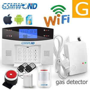 Wifi GSM PSTN Alarm System 433MHz Wireless Sensor Detector Automatic Dial Recording Home Security System Home Security Systems Smart Home Advances Type G English 