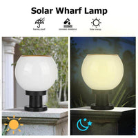 Waterproof Solar Power LED Bollard Light Outdoor Garden Garden Security Lamp - Smart Home Advances