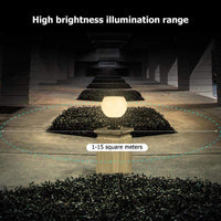 Waterproof Solar Power LED Bollard Light Outdoor Garden Garden Security Lamp - Smart Home Advances