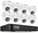 ZOSI Home Security Camera System, 8 Channel Surveillance DVR 1080p Weatherproof Dome Camera - Smart Home Advances
