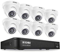 ZOSI Home Security Camera System, 8 Channel Surveillance DVR 1080p Weatherproof Dome Camera - Smart Home Advances